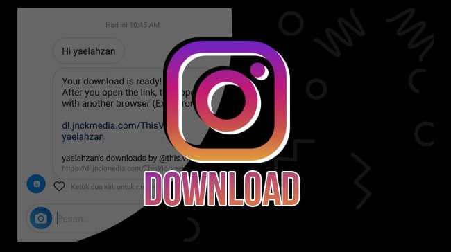 Cara download foto dan video di Instagram