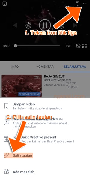 cara download video facebook tanpa aplikasi