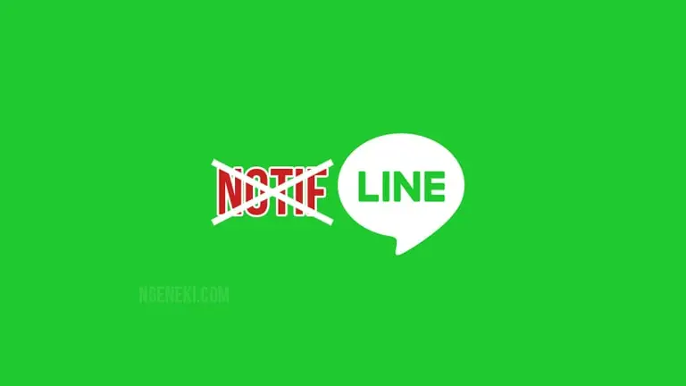 Cara Mematikan Notifikasi LINE